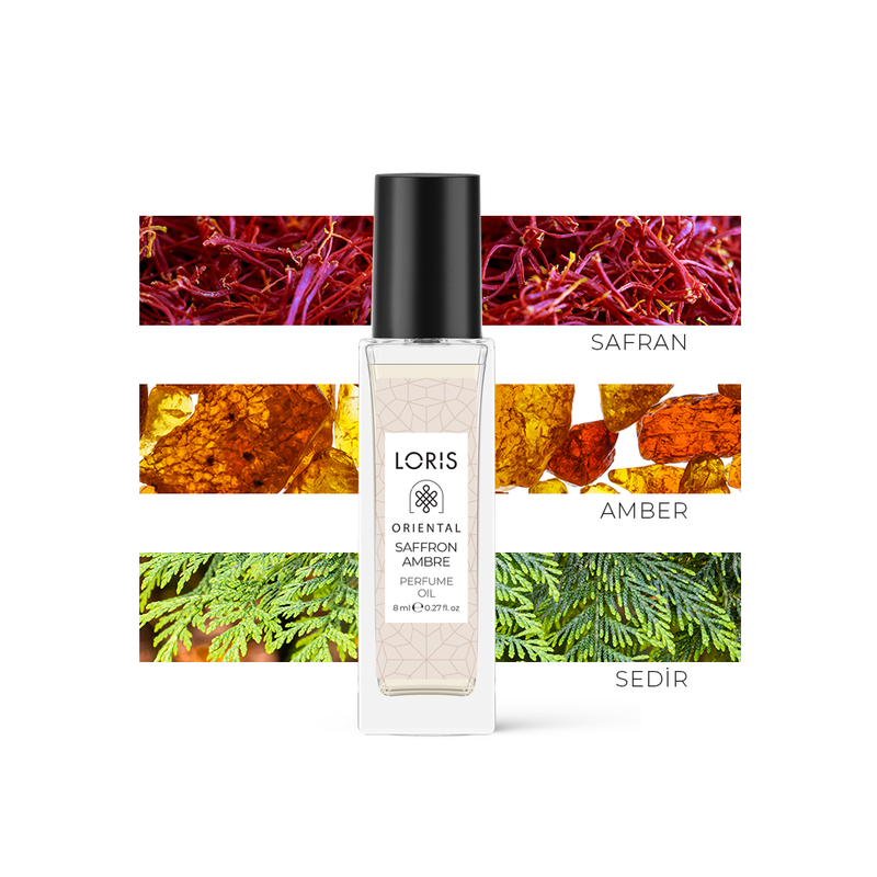 Loris Saffron Ambre Perfume Oil Concentrate 8 ml