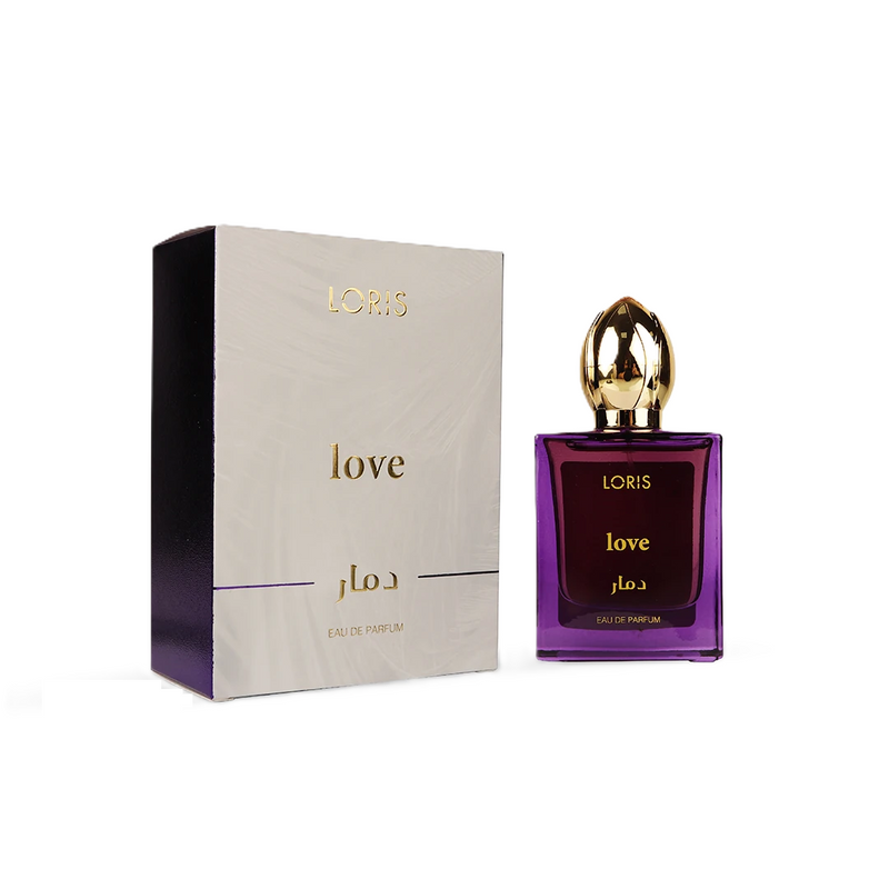 Dmar Love perfume bottle by Loris Parfum with elegant design