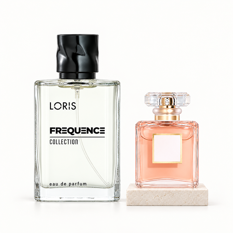Loris Frequence K-41 with smaller unbranded inspiration bottle