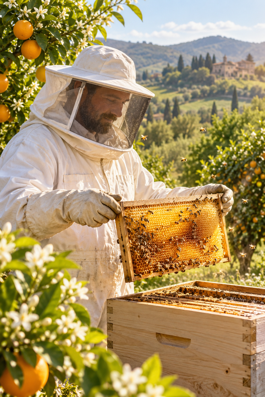 vespera: golden apiary, creative fragrance atmosphere.