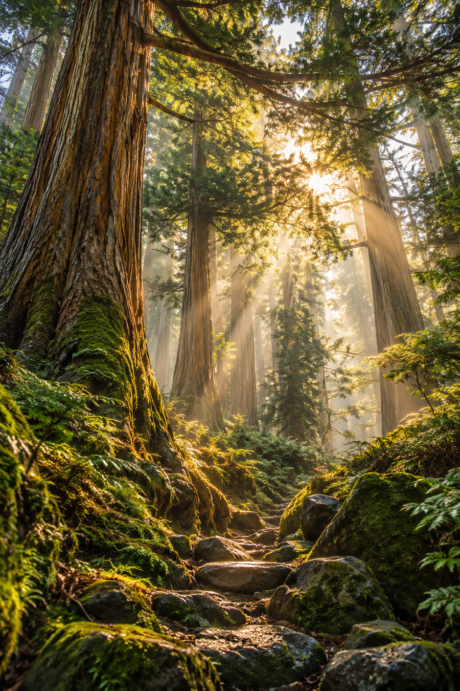 wood sense: cedar forest, creative fragrance atmosphere.