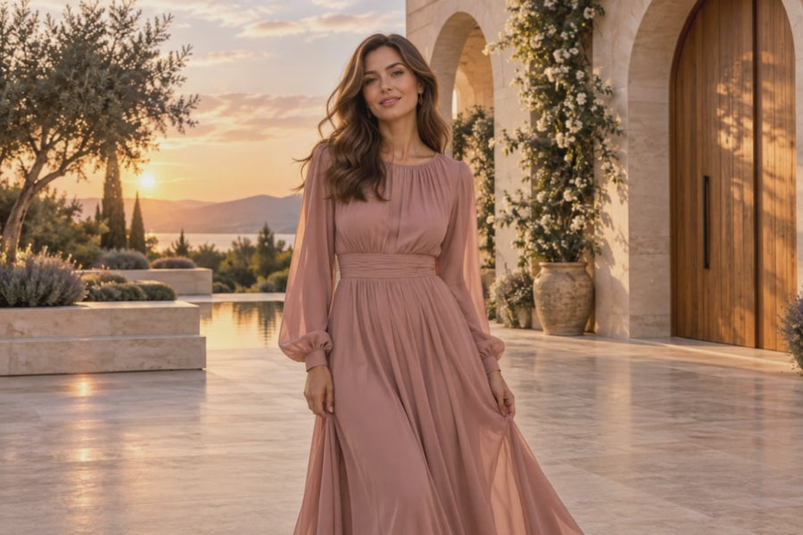 Ember fragrance atmosphere — golden-hour courtyard